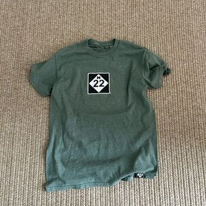 M22 size small army green short sleeve tee shirt